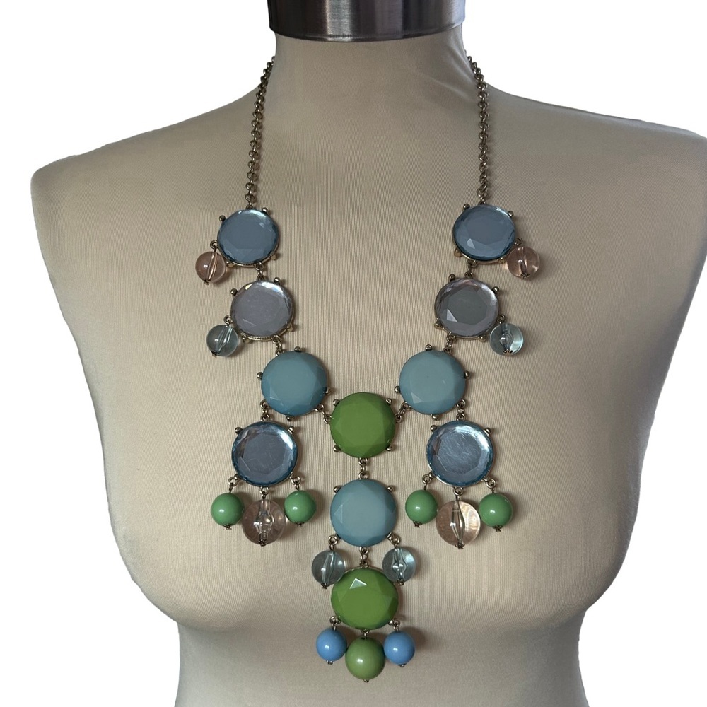 Vintage Chunky Stone Statement Necklace